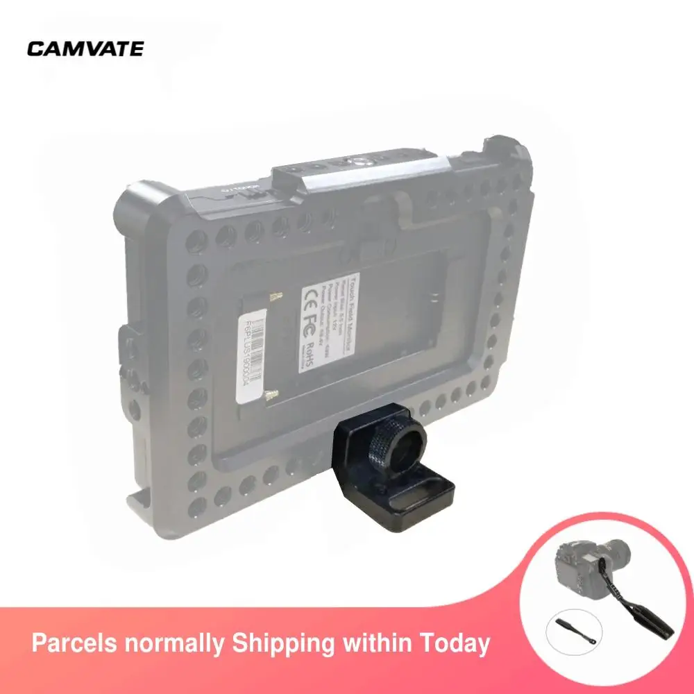 CAMVATE SmallHD 700 Monitor Support Bracket With 1/4"-20 Thumbscrew Mount & Locating Pins For FeelWorld F6 Plus Monitor Cage New
CAMVATE SmallHD 700 Monitor Support Bracket With 1/4"-20 Thumbscrew Mount & Locating Pins For FeelWorld F6 Plus Monitor Cage New