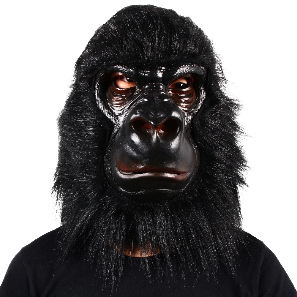 Latex Chimpanzee Headgear Fancy Dress Accessory Cosplay Costume Party Animal Halloween Carnival Mask
Latex Chimpanzee Headgear Fancy Dress Accessory Cosplay Costume Party Animal Halloween Carnival Mask