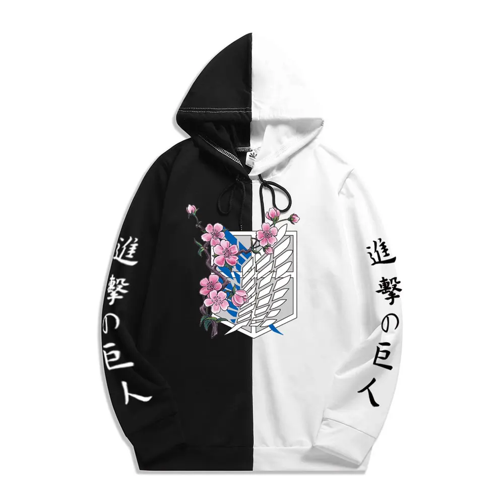 Japanese anime Attack on Titan' Printing Long Sleeved Panelled fashion hoodie Harajuku Streetwear Patchwork Thin Clothing
Japanese anime Attack on Titan' Printing Long Sleeved Panelled fashion hoodie Harajuku Streetwear Patchwork Thin Clothing