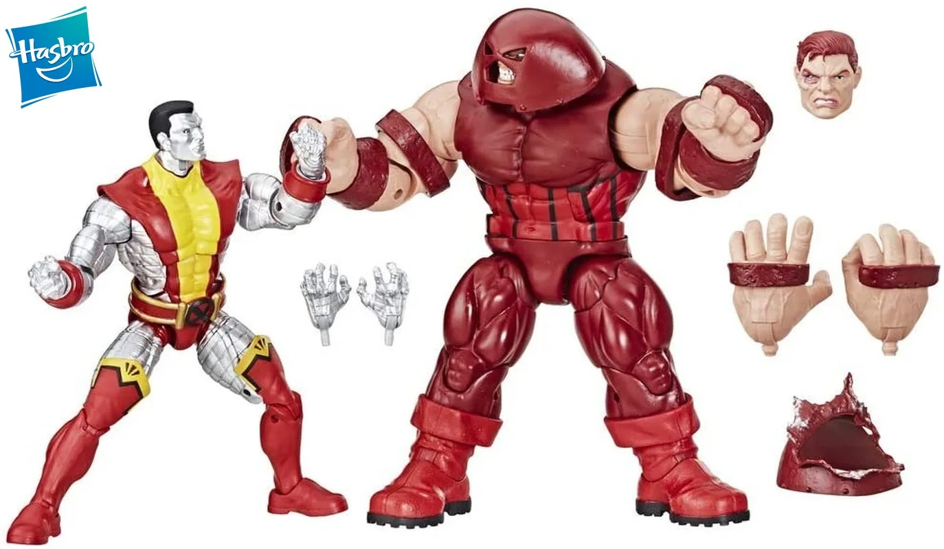 

HASBRO Marvel 80th Anniversary Legends серия 2шт фильм X MAN Juggernaut стальные экшн-пальцы Коллекционная модель игрушки Детский подарок