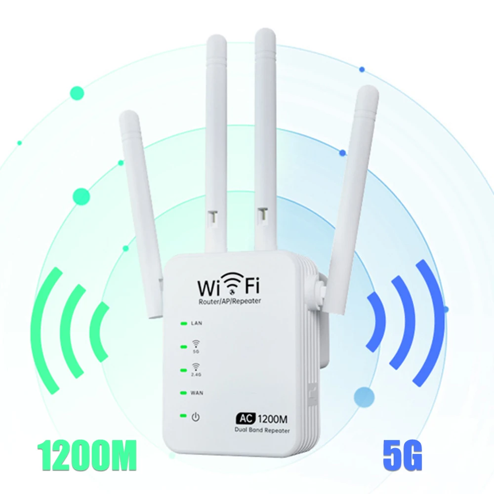 Беспроводной Wi-Fi ретранслятор 1200 м, ретранслятор диапазона Wi-Fi, усилитель сигнала Wi-Fi, ретранслятор точки доступа для дома и офиса
Беспроводной Wi-Fi ретранслятор 1200 м, ретранслятор диапазона Wi-Fi, усилитель сигнала Wi-Fi, ретранслятор точки доступа для дома и офиса