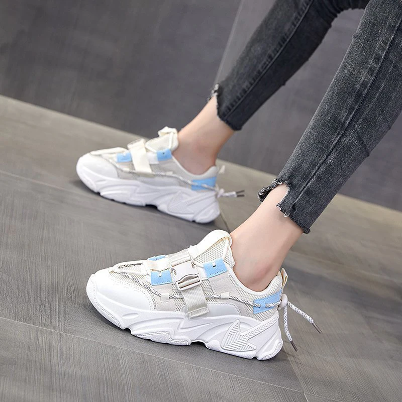 2021 Spring Casual Buckle Design Black Beige Sneakers Women Breathable Dad Shoes Fashion Chunky Platform Shoes Woman Trainers
2021 Spring Casual Buckle Design Black Beige Sneakers Women Breathable Dad Shoes Fashion Chunky Platform Shoes Woman Trainers