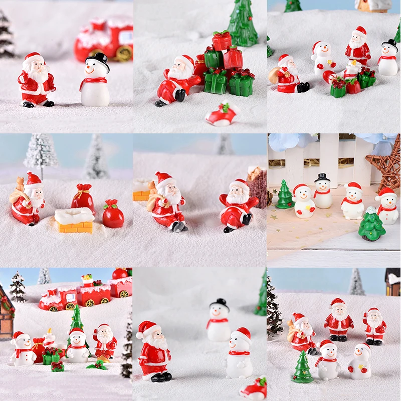 Miniature Christmas Snowman Figurine Home Decoration Fairy Garden Cartoon Animals Statue Bonsai Ornament Resin Craft Gift 1/2pcs
Miniature Christmas Snowman Figurine Home Decoration Fairy Garden Cartoon Animals Statue Bonsai Ornament Resin Craft Gift 1/2pcs