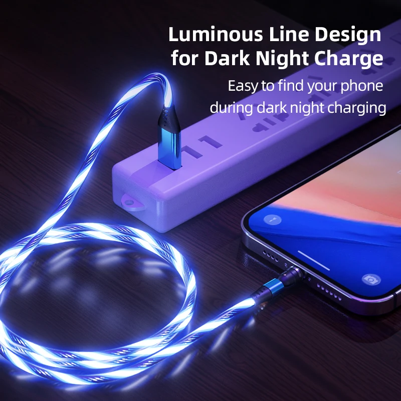 540 Degree Magnetic Mrcio USB Cable for iphone 12 Mobile Phone Magnet Charger Charging Flowing Light LED Cable Type C USB-C Cord
540 Degree Magnetic Mrcio USB Cable for iphone 12 Mobile Phone Magnet Charger Charging Flowing Light LED Cable Type C USB-C Cord