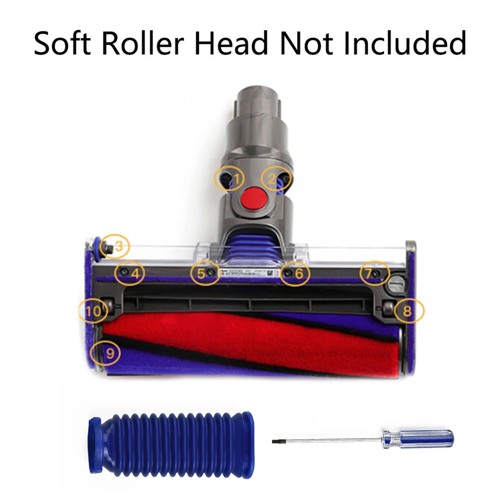 Suitable Hose Screwdriver For Dyson V6 V7 V8 V10 V11 DC74 Soft Velvet Roller Suction Blue Hose Sweeper Cleaning Tools Components
Suitable Hose Screwdriver For Dyson V6 V7 V8 V10 V11 DC74 Soft Velvet Roller Suction Blue Hose Sweeper Cleaning Tools Components