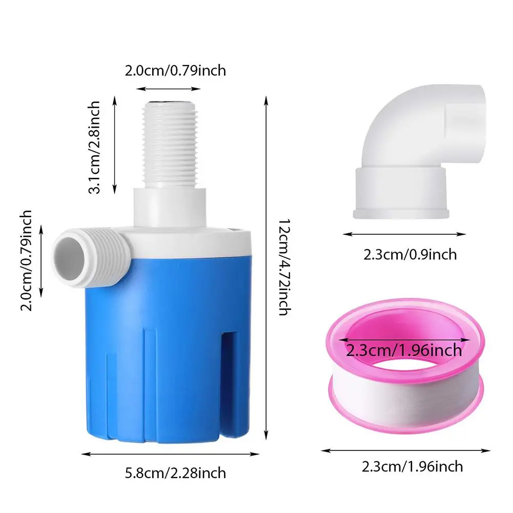 1/2" Built-in Automatic Water Level Control Valve Float Valve Water Level Control Valve Tank Side-Entry Embedded Float Valve
1/2" Built-in Automatic Water Level Control Valve Float Valve Water Level Control Valve Tank Side-Entry Embedded Float Valve