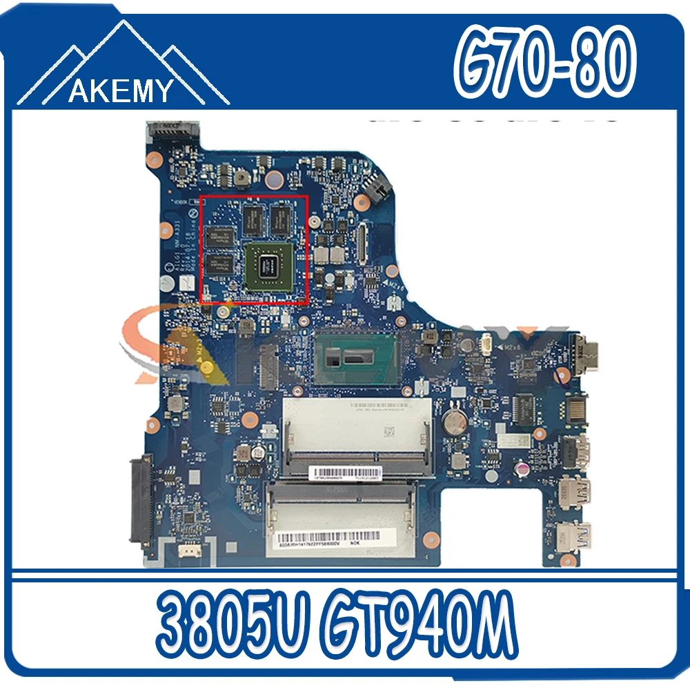 Akemy для ЦП Pentium 3805U Gt940m 2G AILG1 nm-a331 материнская плата Lenovo g70-80 g70-70 портативных ПК доска 100% тесты OK
Akemy для ЦП Pentium 3805U Gt940m 2G AILG1 nm-a331 материнская плата Lenovo g70-80 g70-70 портативных ПК доска 100% тесты OK