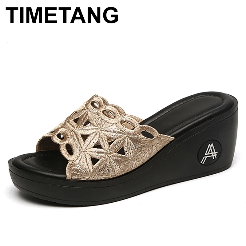 TIMETANGSummer New Leather Wedge Heel Sandals Platform Heels Shoes Sexy Comfort Wild Gladiator Wedge Sandals Shoe For Women Sand 
TIMETANGSummer New Leather Wedge Heel Sandals Platform Heels Shoes Sexy Comfort Wild Gladiator Wedge Sandals Shoe For Women Sand
