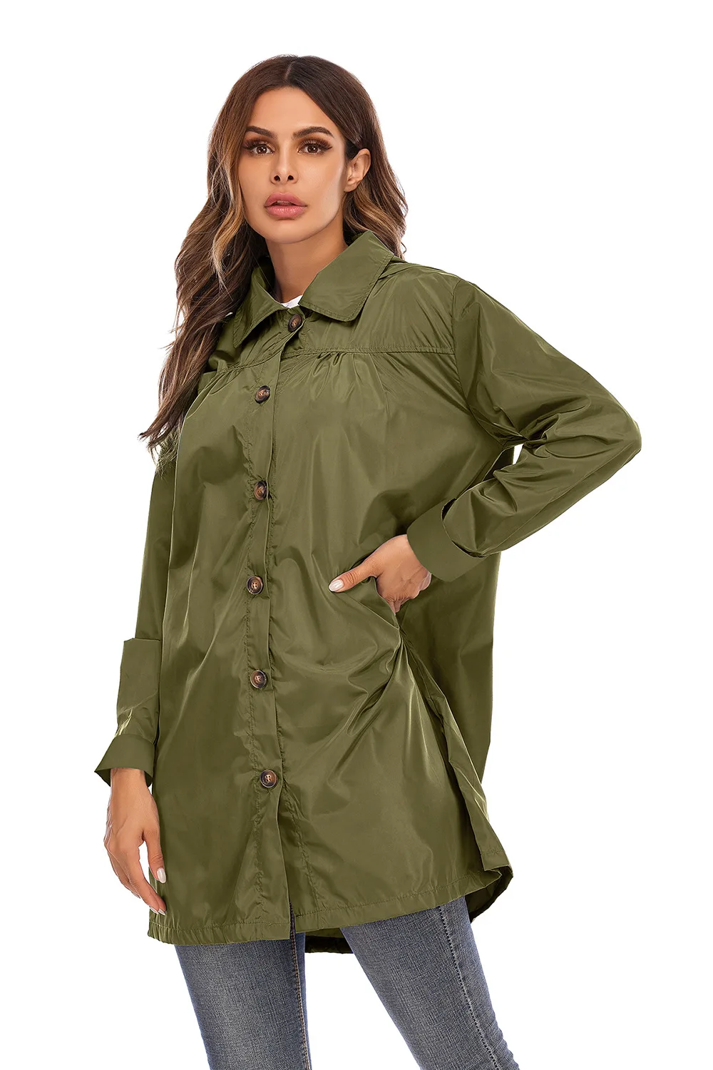 European and American outdoor hooded rainproof windbreaker raincoat jacket women's clothing
European and American outdoor hooded rainproof windbreaker raincoat jacket women's clothing