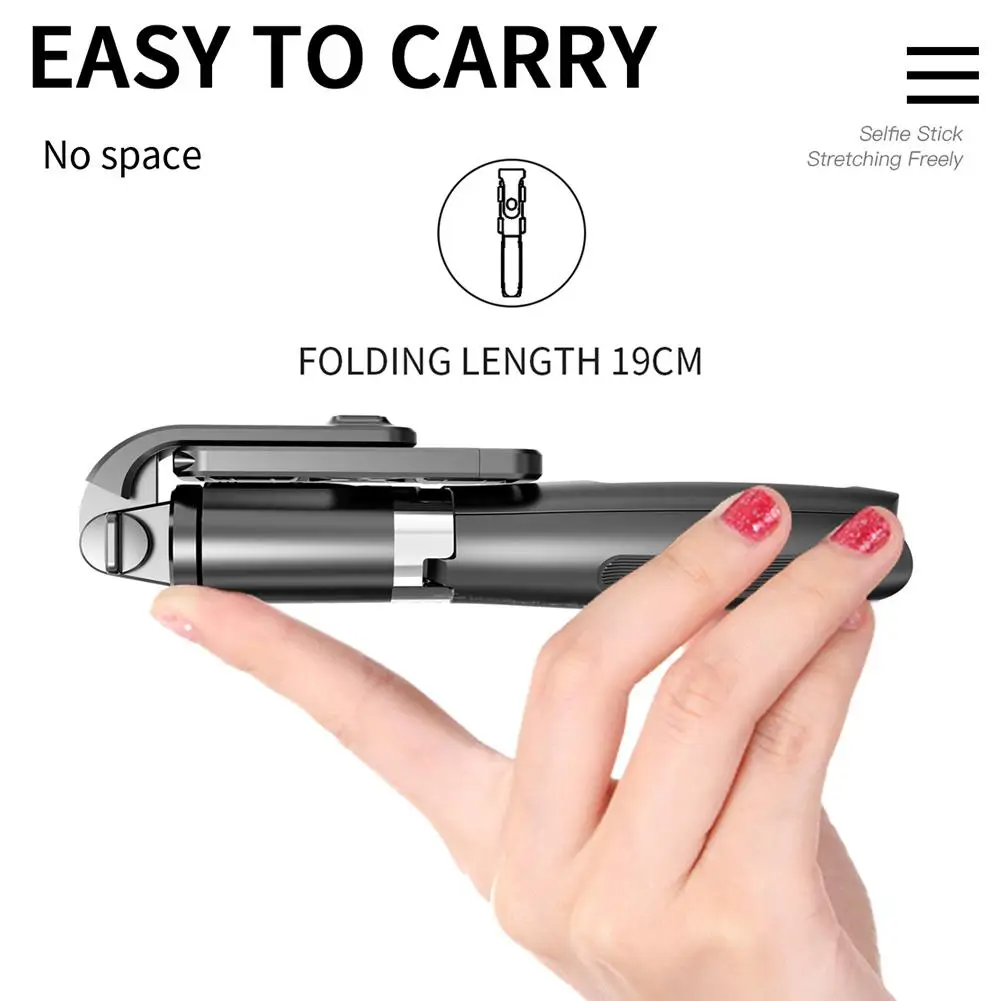 Bluetooth-compatible Remote Control Tripod Stand Pole Portable Handheld Selfie Stick for IPhone 12 11 X 8 Pro Se Huawei Xiaomi
Bluetooth-compatible Remote Control Tripod Stand Pole Portable Handheld Selfie Stick for IPhone 12 11 X 8 Pro Se Huawei Xiaomi