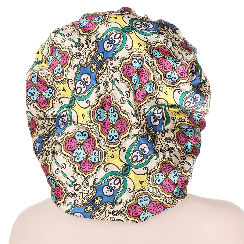 Unisex Adults Satin Nightcap Wide-brimmed Floral Print Sleeping Cap for Spring Autumn Winter Ethnic Style Breathable Home Hats
Unisex Adults Satin Nightcap Wide-brimmed Floral Print Sleeping Cap for Spring Autumn Winter Ethnic Style Breathable Home Hats