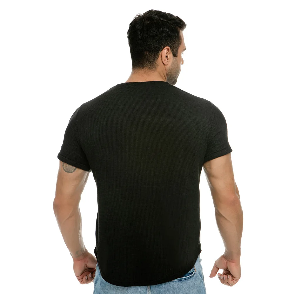 Summer 2021 Men's Short Sleeve Solid Color T-shirt Loose Men Sports Plus Size O-Neck Black T-shirt Men Casual Tops Men Clothing
Summer 2021 Men's Short Sleeve Solid Color T-shirt Loose Men Sports Plus Size O-Neck Black T-shirt Men Casual Tops Men Clothing