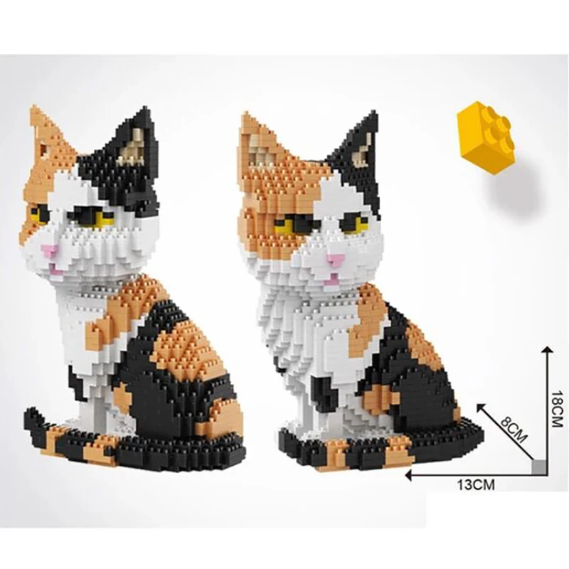 16036 Lovely Cat Animal Model Mini Diamond Building Blocks Bricks Small Animals Educational Cartoon Birthday Christmas Gift Toys
16036 Lovely Cat Animal Model Mini Diamond Building Blocks Bricks Small Animals Educational Cartoon Birthday Christmas Gift Toys