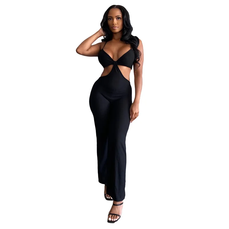 European and American women's clothing women's solid color sexy style sling tube top temperament jumpsuit
European and American women's clothing women's solid color sexy style sling tube top temperament jumpsuit