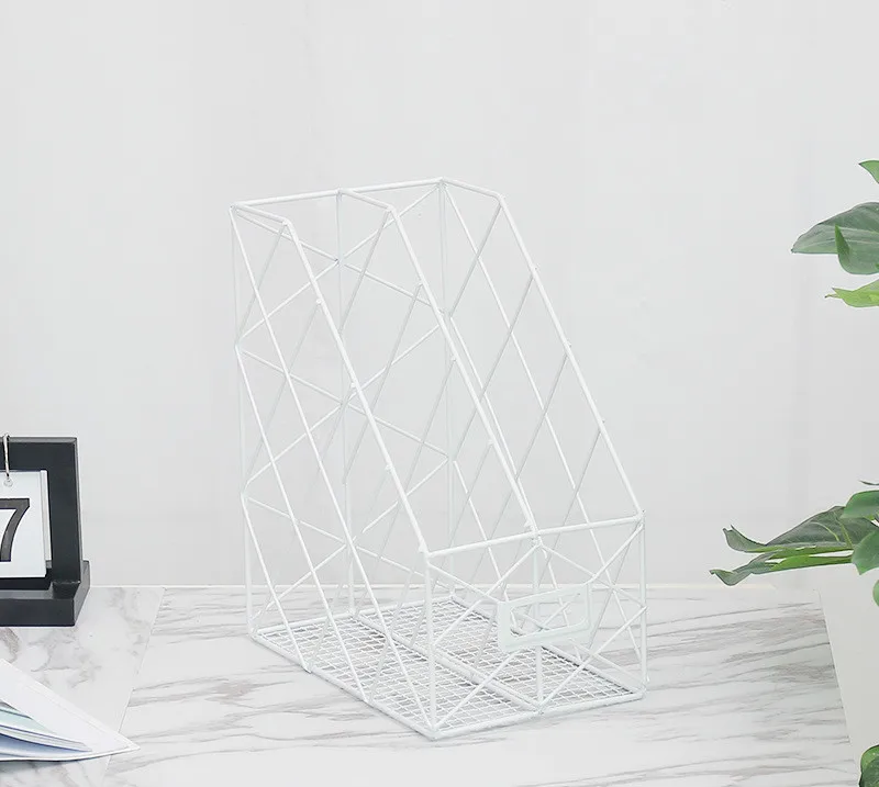 Nordic Wrought Storage Rack Desktop Books and Magazines File Rack Office Storage Finishing Rack Home Organization and Storage
Nordic Wrought Storage Rack Desktop Books and Magazines File Rack Office Storage Finishing Rack Home Organization and Storage