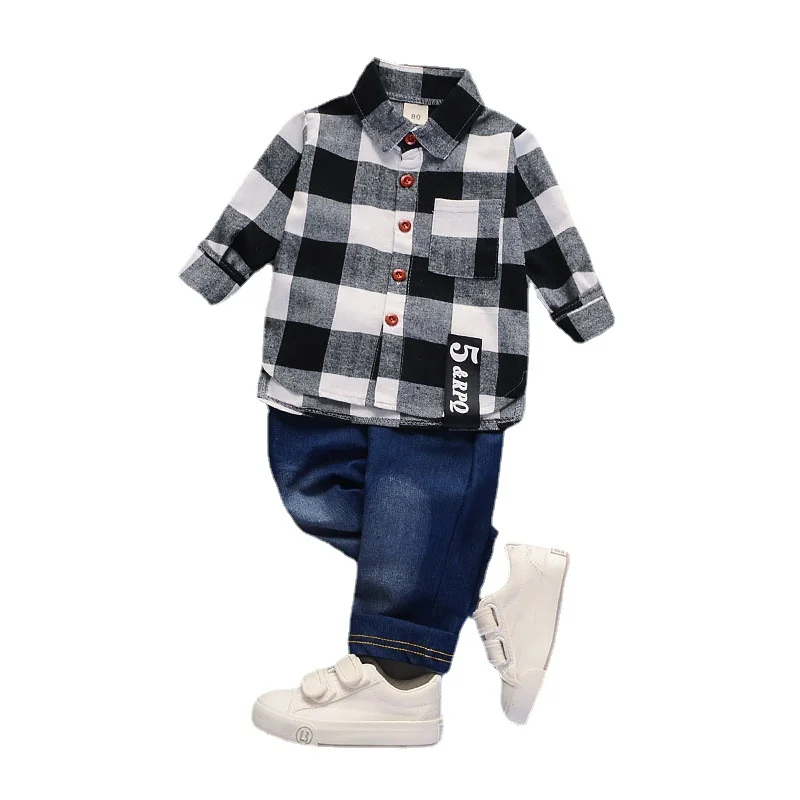 New Autumn Baby Fashion Boys Clothes Children Plaid Cotton Shirt Pants 2Pcs/Sets Spring Toddler Casual Costume Kids Sportswear
New Autumn Baby Fashion Boys Clothes Children Plaid Cotton Shirt Pants 2Pcs/Sets Spring Toddler Casual Costume Kids Sportswear