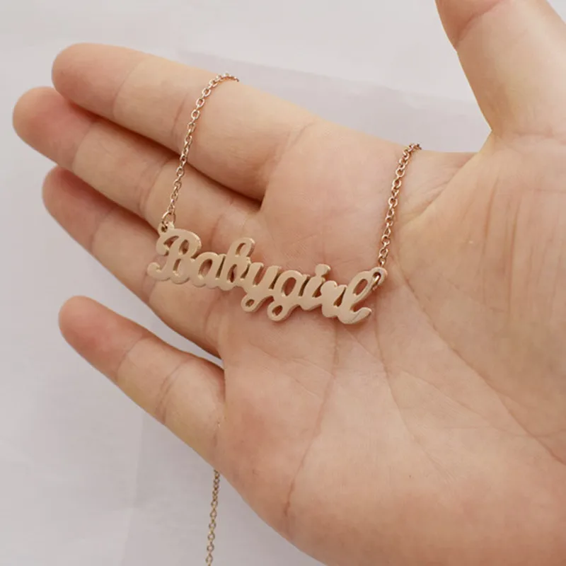 TOSAKO Stainless Steel Necklace Titanium Gold Color Pendants For Women Letter Sweater Chain Female Jewelry
TOSAKO Stainless Steel Necklace Titanium Gold Color Pendants For Women Letter Sweater Chain Female Jewelry