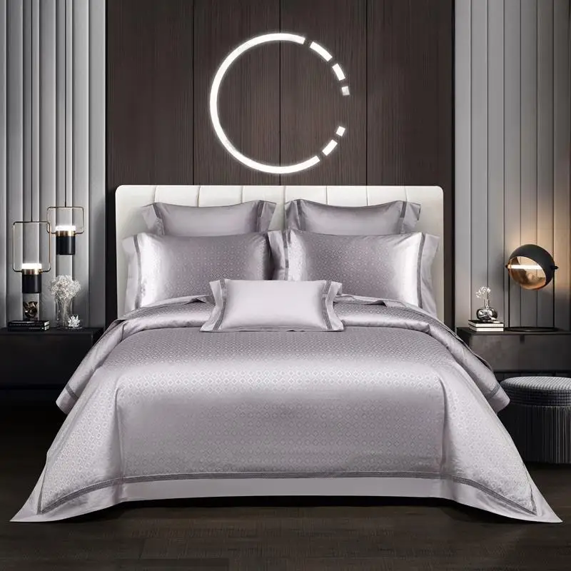 2020 Luxury Silk Cotton Jacquard Delicate Bedding Set Shining Duvet Cover Sets Bed Sheet Pillowcases Queen King Size J/6/7Pcs
2020 Luxury Silk Cotton Jacquard Delicate Bedding Set Shining Duvet Cover Sets Bed Sheet Pillowcases Queen King Size J/6/7Pcs