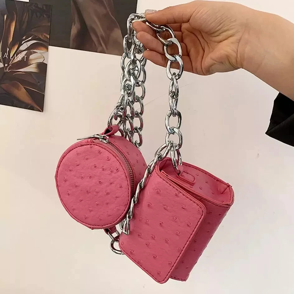 Luxury brand Round + Square Crossbody bag 2021 New Quality PU Leather Women's Handbag Chain Shoulder Messenger Bag Waist bag
Luxury brand Round + Square Crossbody bag 2021 New Quality PU Leather Women's Handbag Chain Shoulder Messenger Bag Waist bag
