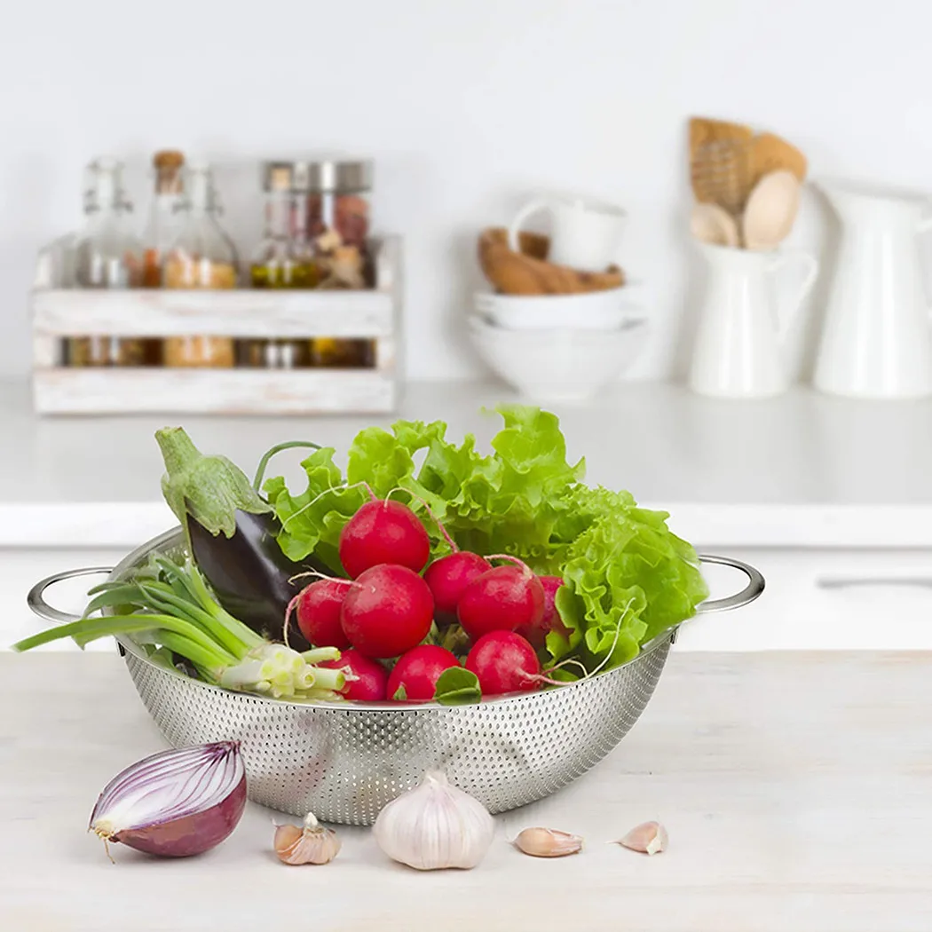 Drain Basket Stainless Steel Strainer Fruit Basket Fruit Vegetable Washing Basket Kitchen Rice Vegetable Washing Filte
Drain Basket Stainless Steel Strainer Fruit Basket Fruit Vegetable Washing Basket Kitchen Rice Vegetable Washing Filte