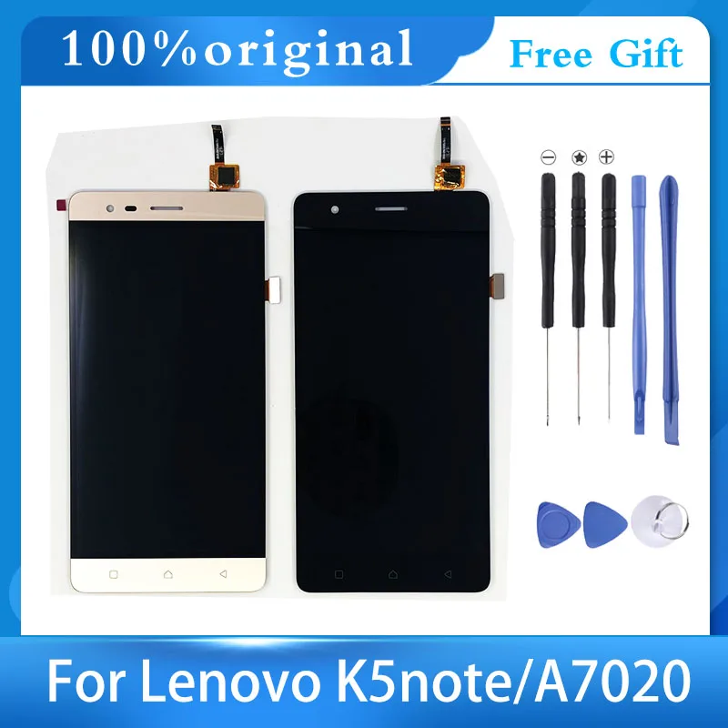 ЖК-дисплей 5 дюйма для Lenovo Vibe K5 Note сенсорный экран с рамкой дисплей A7020 сменный |