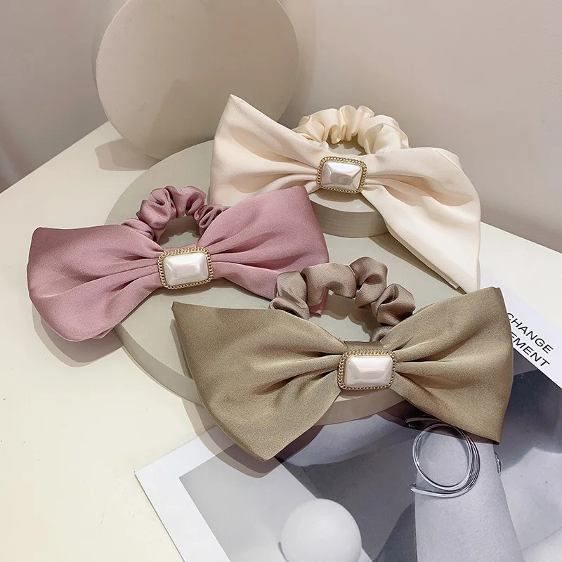 CYGJFC Woman Satin Hair Ties Bowknot Crystal Scrunchie Women Rubber Band Lady Hair Accessories Ponytail Holders Elastic Hairband
CYGJFC Woman Satin Hair Ties Bowknot Crystal Scrunchie Women Rubber Band Lady Hair Accessories Ponytail Holders Elastic Hairband