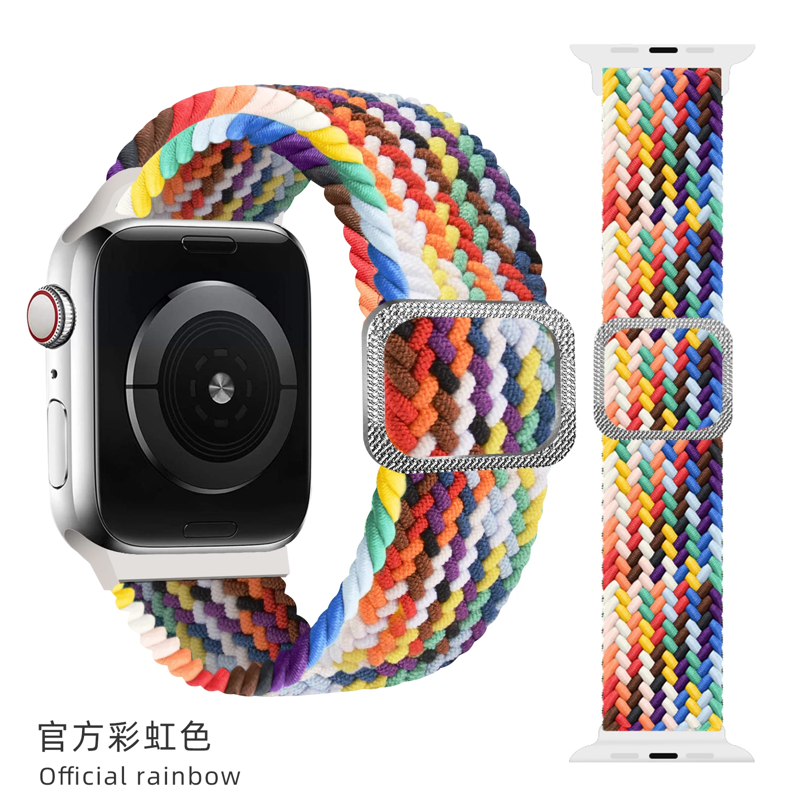 Ремешок плетеный нейлоновый для Apple Watch band 44 мм 40 мм 38 мм 42 мм, эластичный браслет для iWatch Series 6 SE 5 4 3, 2021
Ремешок плетеный нейлоновый для Apple Watch band 44 мм 40 мм 38 мм 42 мм, эластичный браслет для iWatch Series 6 SE 5 4 3, 2021