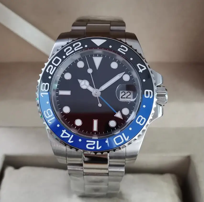 Часы GEERVO мужские из нержавеющей стали 316L, 40 мм, автоматические, синие/черные, двухцветные, с керамической каймой, увеличитель времени и даты
Часы GEERVO мужские из нержавеющей стали 316L, 40 мм, автоматические, синие/черные, двухцветные, с керамической каймой, увеличитель времени и даты