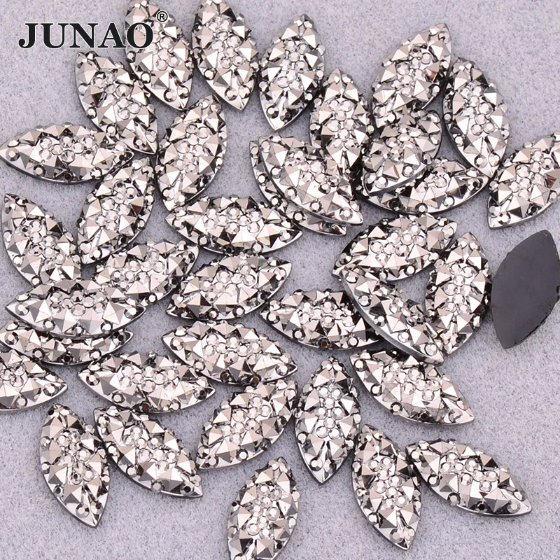 JUNAO 7x15mm Resin Gun Black Horse Eye Gems Flatback Rhinestones Glue On Sparkly Strass Crystal Decorative Stones Appliques
JUNAO 7x15mm Resin Gun Black Horse Eye Gems Flatback Rhinestones Glue On Sparkly Strass Crystal Decorative Stones Appliques