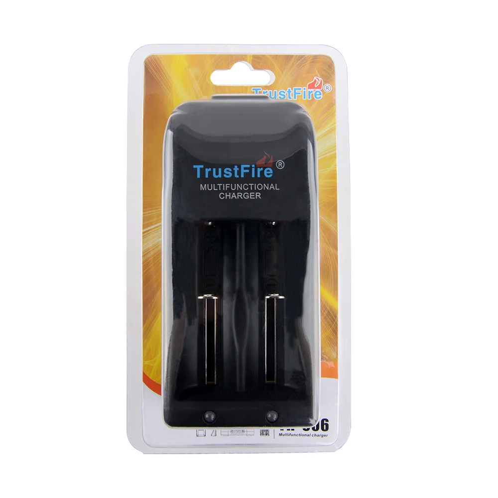 

TrustFire TR006 Rechargeable Battery Charger 2 Slots for Li-ion IMR LiFePO4 10440 14500 16340 18500 18650 25500 26650 Batteries