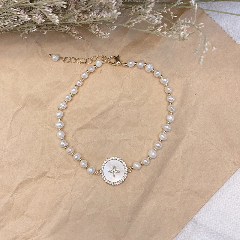 Wholesale Fresh Sweet Graceful Online Influencer Freshwater Pearl Bracelet Simple Jewelry Factory Shell Carrying Strap
Wholesale Fresh Sweet Graceful Online Influencer Freshwater Pearl Bracelet Simple Jewelry Factory Shell Carrying Strap