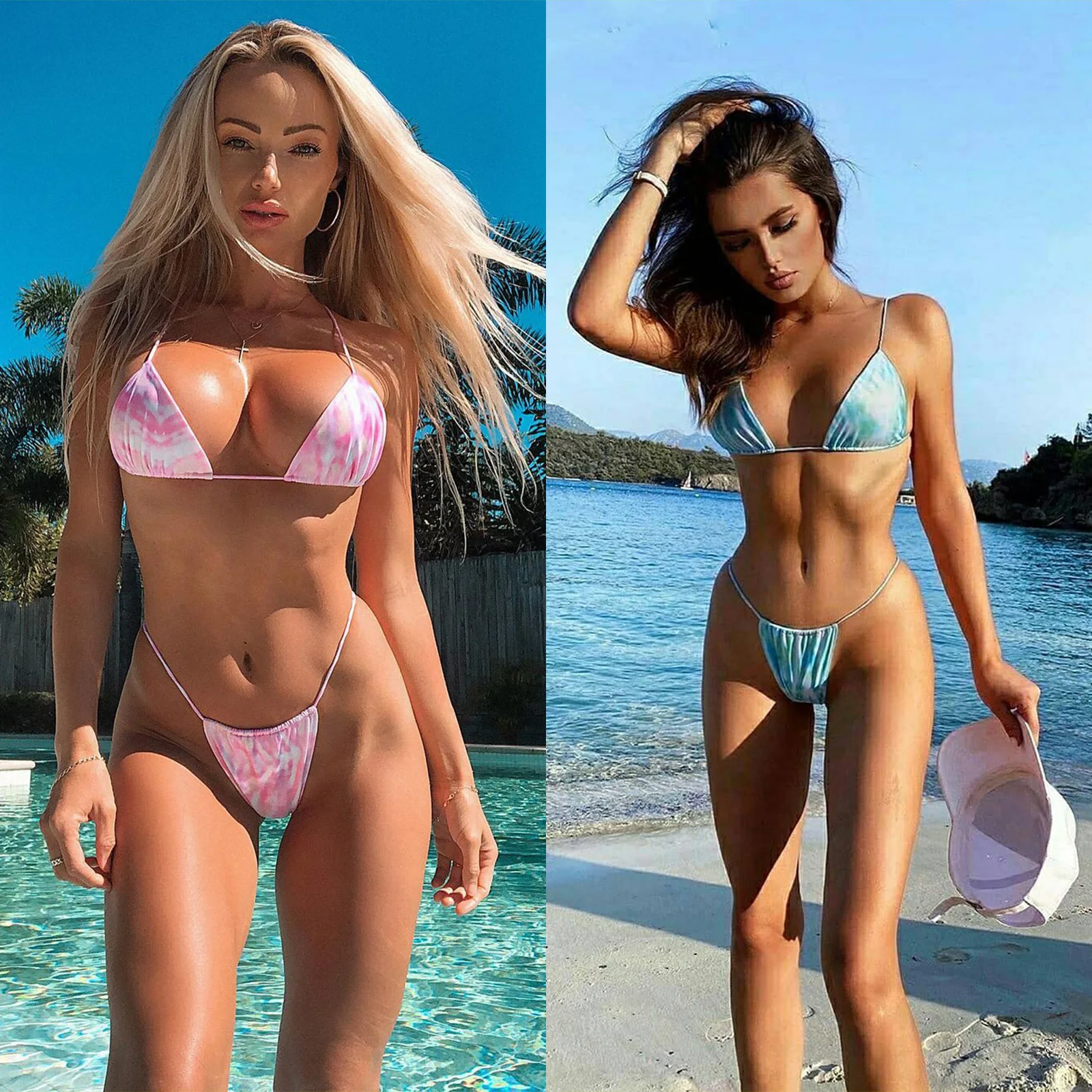 Комплект женского бикини без рукавов, с градиентным принтом, летний, 2021
Комплект женского бикини без рукавов, с градиентным принтом, летний, 2021