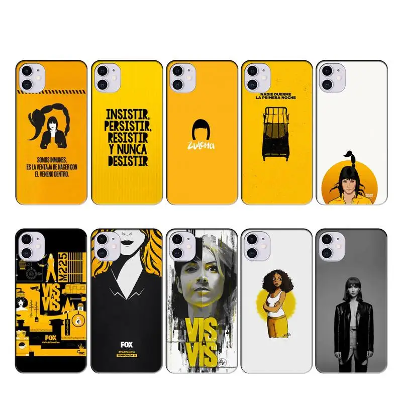 ТВ серия VIS A чехол для телефона Coque Fundas Iphone 12 11 PRO MAX X XS XR 6S 7 8 PLUS SE 2020 черный мягкий