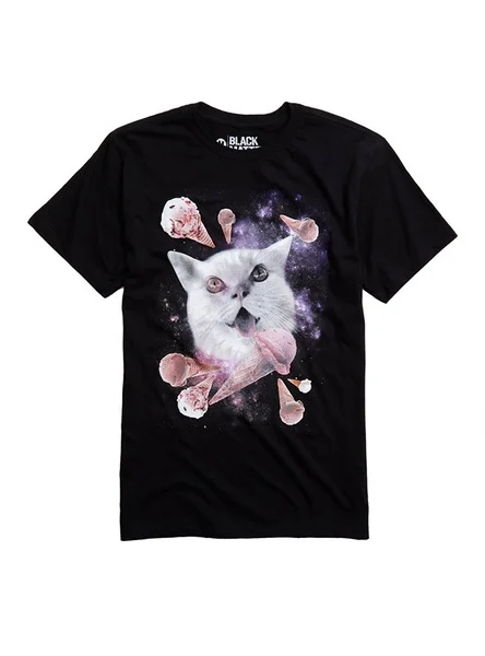 Custom Cotton T-shirt Cat Brain Freeze T-Shirt Casual Short Sleeve Men's Fitness T Shirt-Black
Custom Cotton T-shirt Cat Brain Freeze T-Shirt Casual Short Sleeve Men's Fitness T Shirt-Black