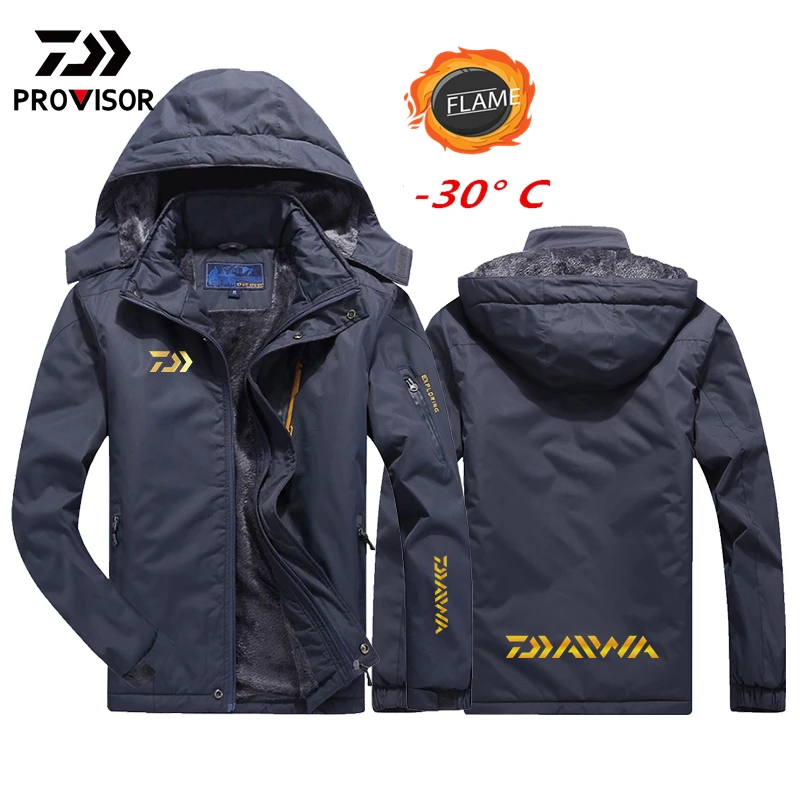 Daiwa Clothes Men's Plus Velvet Warm Thick Windproof 2021 Winter Outdoor for Hiking Fishing Clothing Plus Size Fishing Jacket
Daiwa Clothes Men's Plus Velvet Warm Thick Windproof 2021 Winter Outdoor for Hiking Fishing Clothing Plus Size Fishing Jacket