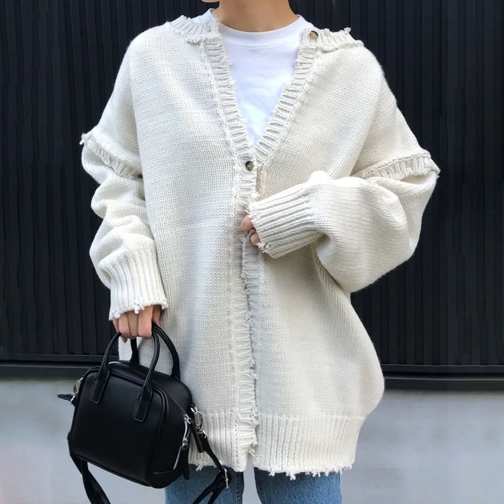 Women Knitted Cardigan Sweaters 2021 Fashion Spring Autumn Korea New Style Sweater Coat Chic Ladies Casual Loose Sweet Tops Coat
Women Knitted Cardigan Sweaters 2021 Fashion Spring Autumn Korea New Style Sweater Coat Chic Ladies Casual Loose Sweet Tops Coat