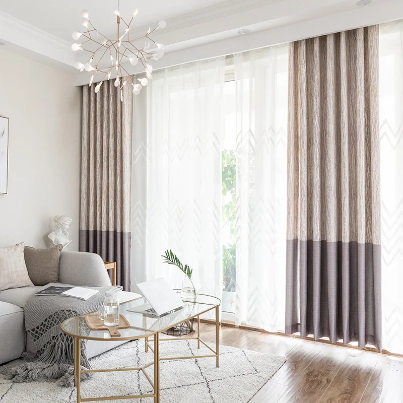 Cotton and Linen Texture Impression Printing Curtain Modern Simple for Living Room Bedroom Study Blackout Curtains Tulle Custom
Cotton and Linen Texture Impression Printing Curtain Modern Simple for Living Room Bedroom Study Blackout Curtains Tulle Custom