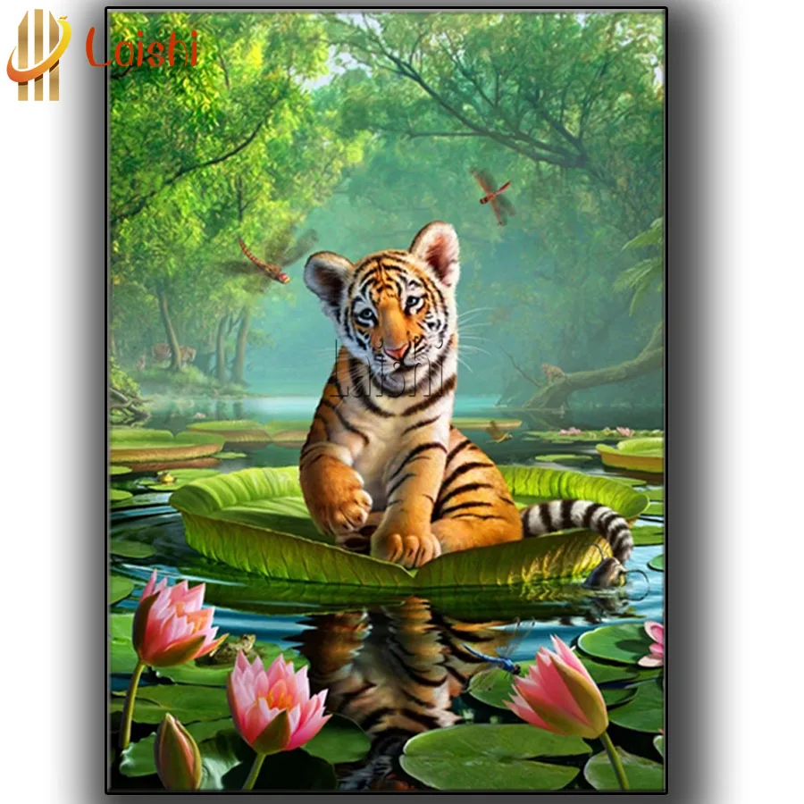 5D Diamond Painting Tiger Lotus Pond Forest natural scenery Embroidery Cross Stitch Diamond Painting Family Home Decoration Gift
5D Diamond Painting Tiger Lotus Pond Forest natural scenery Embroidery Cross Stitch Diamond Painting Family Home Decoration Gift