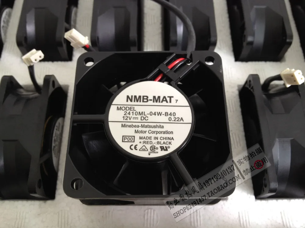 Новый NMB 6025 6 см 12 В 0.22A 2410ML 04W B40 60*60*25 мм 2 контактный двойной подшипник шасси