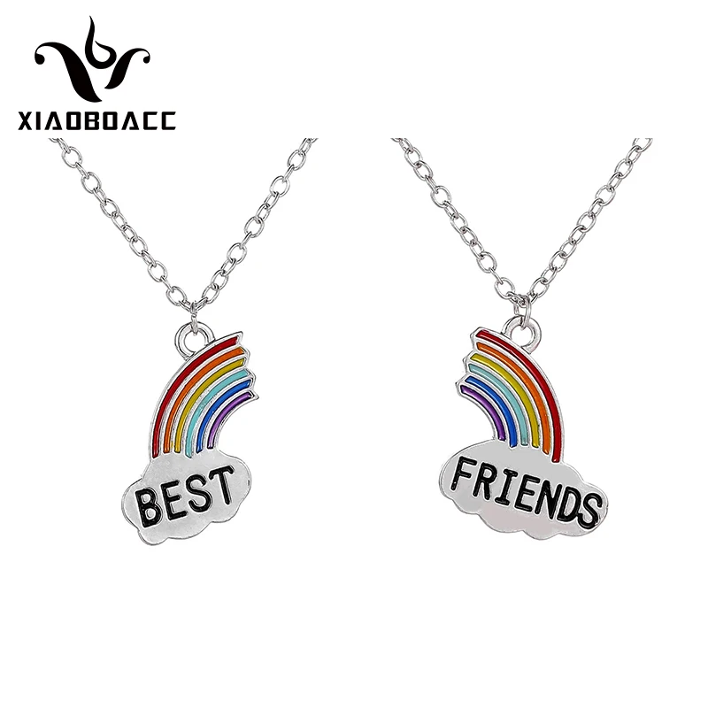 XIAOBOACC Korean Fashion Necklace for Men and Women INS Style Hip Hop Rainbow 2 Cloud Splicing Best Friends Free Shipping
XIAOBOACC Korean Fashion Necklace for Men and Women INS Style Hip Hop Rainbow 2 Cloud Splicing Best Friends Free Shipping