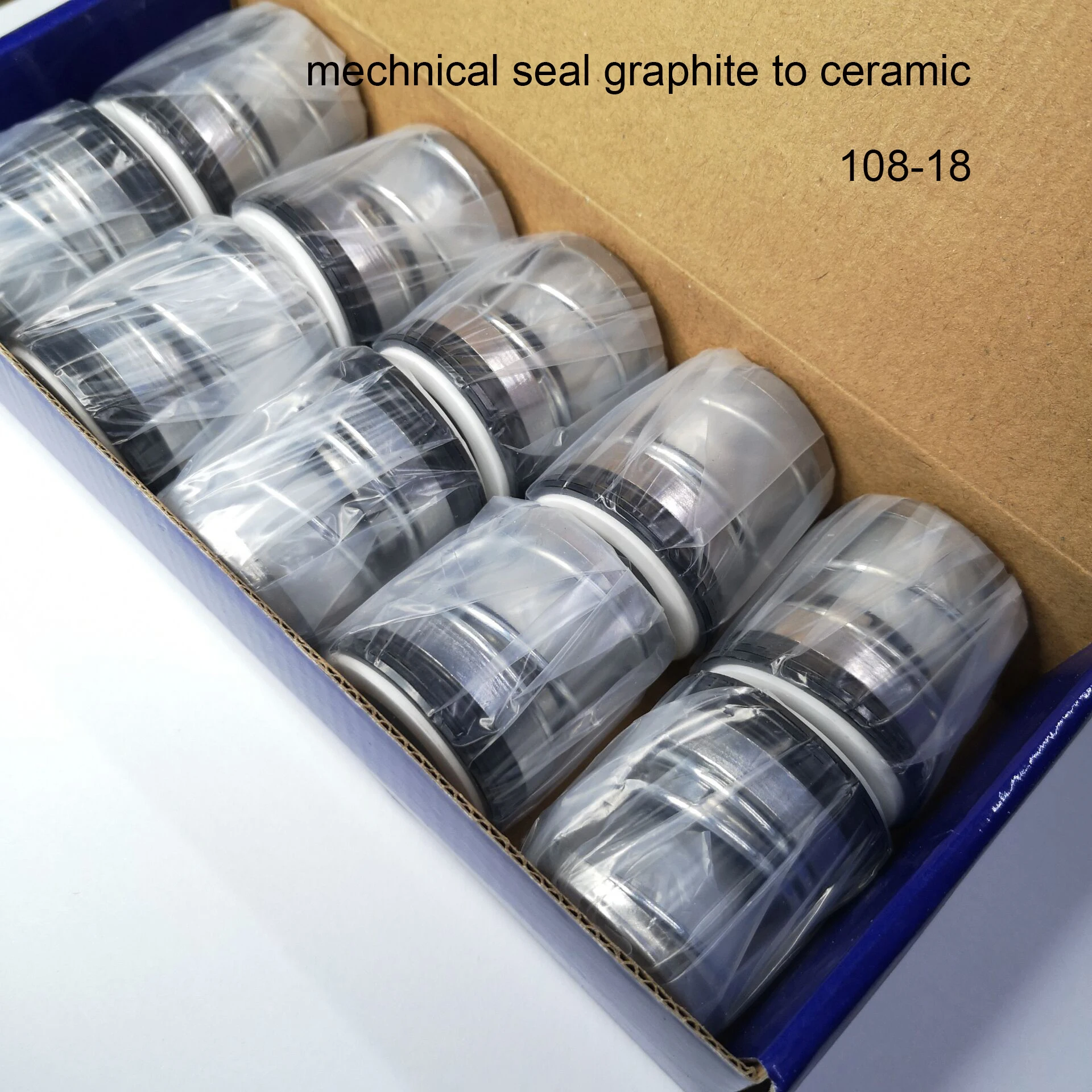 Mechanical seal 108-16/18/20/22/25/28/30/35/40/45 Graphite to ceramic For Water Pump
Mechanical seal 108-16/18/20/22/25/28/30/35/40/45 Graphite to ceramic For Water Pump