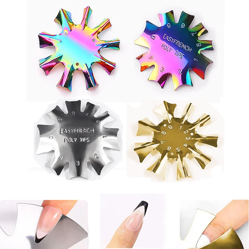 Pro 9 Sizes Easy French Cut V-shape Tips Manicure Edge Trimmer almond Shaped Stainless Steel Line Tools Nail Art Acrylic Cutter
Pro 9 Sizes Easy French Cut V-shape Tips Manicure Edge Trimmer almond Shaped Stainless Steel Line Tools Nail Art Acrylic Cutter