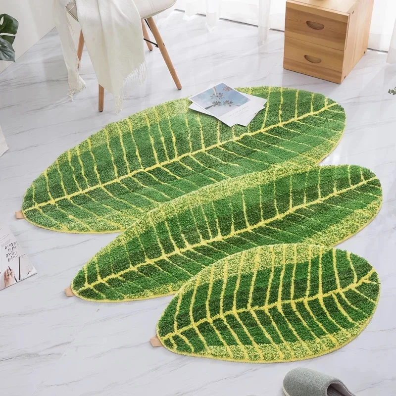 1pc S/M/L Size Long plush Leaf Shape Home Mat Water Proof Room Rug Floor Carpet For Living Room Bedroom
1pc S/M/L Size Long plush Leaf Shape Home Mat Water Proof Room Rug Floor Carpet For Living Room Bedroom