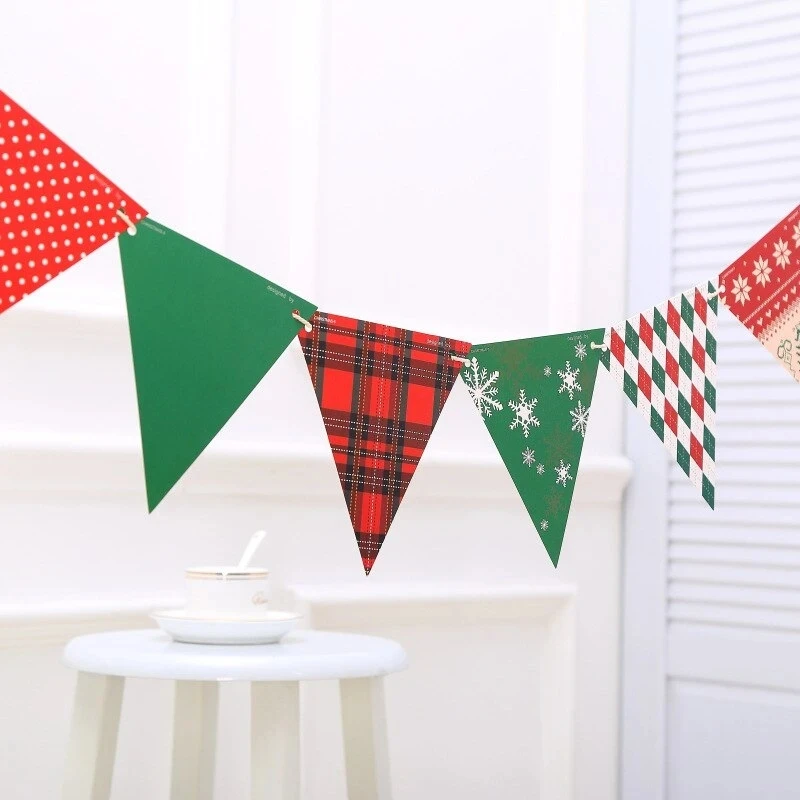 Christmas Decoration For Home Merry Christmas Flags Xmas Paper Hanging Bunting Banners New Year Party DIY Decoration Supplies
Christmas Decoration For Home Merry Christmas Flags Xmas Paper Hanging Bunting Banners New Year Party DIY Decoration Supplies