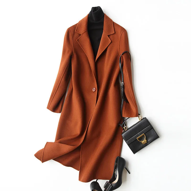 2020 Winter Women 80% Wool Coat Female Autumn Double Woolen Jackets Long Jacket Outwear manteau femme hiver 37002
2020 Winter Women 80% Wool Coat Female Autumn Double Woolen Jackets Long Jacket Outwear manteau femme hiver 37002