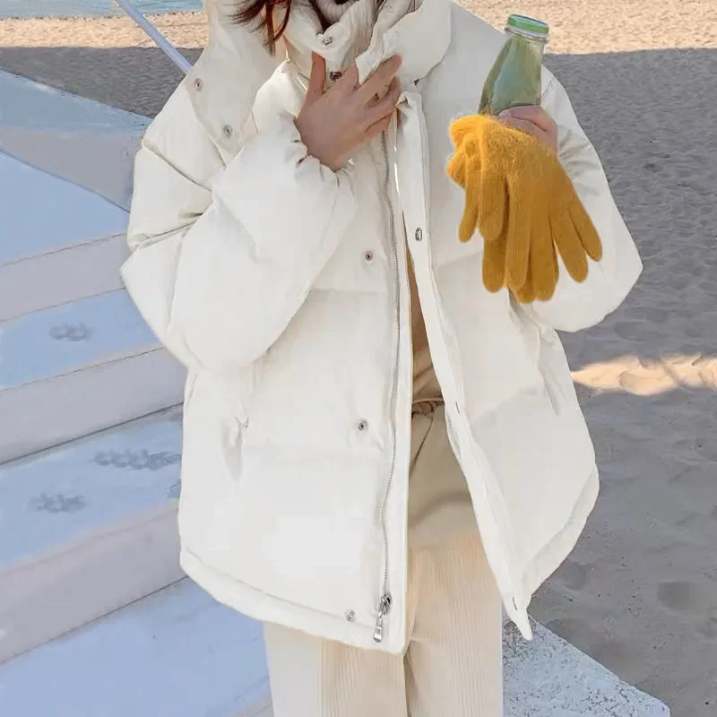 Women's Coat 2021 Winter New Hooded Coats Self-Cultivation Cotton-Padded Jacket Cute Padded Bread Outerwear Pie To Overcome
Women's Coat 2021 Winter New Hooded Coats Self-Cultivation Cotton-Padded Jacket Cute Padded Bread Outerwear Pie To Overcome