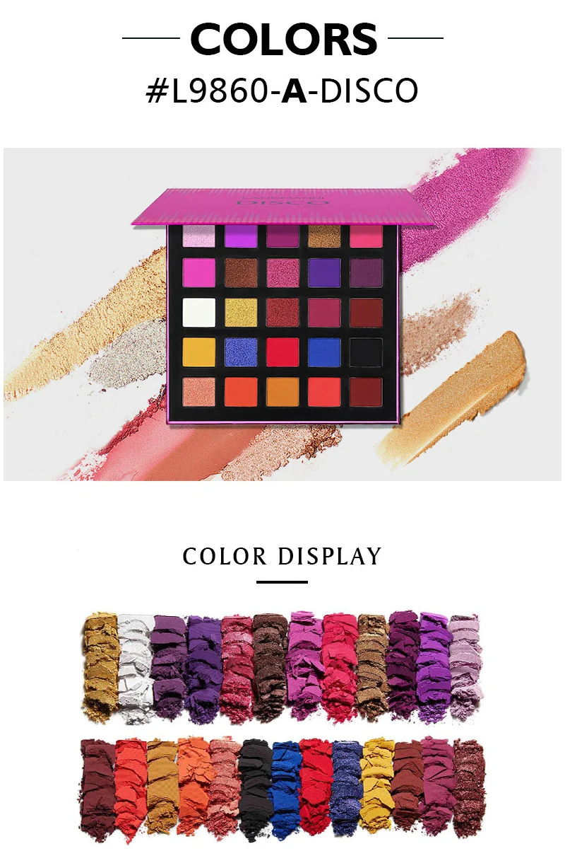 Langmanni 25 Color Matte Pearlescent Shimmer Eyeshadow Palette Delicate Long-lasting Makeup Eye Shadow Waterproof Comestic TSLM2
Langmanni 25 Color Matte Pearlescent Shimmer Eyeshadow Palette Delicate Long-lasting Makeup Eye Shadow Waterproof Comestic TSLM2