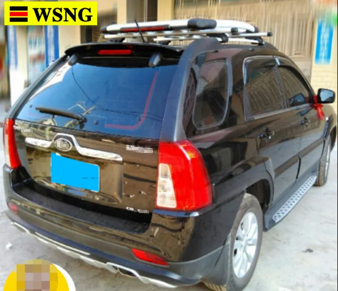Для Kia Sportage спойлер 2007 2013 автомобильное украшение в виде хвостового крыла высокое
