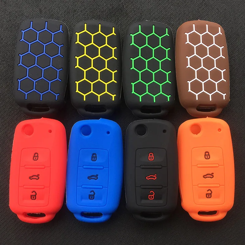 Silica Gel Car Key Case Cover for VW Tiguan Golf Sagitar Polo MK6 Passat B5 B6 Sharan Seat Leon Toledo Altea Skoda fob 3 button
Silica Gel Car Key Case Cover for VW Tiguan Golf Sagitar Polo MK6 Passat B5 B6 Sharan Seat Leon Toledo Altea Skoda fob 3 button