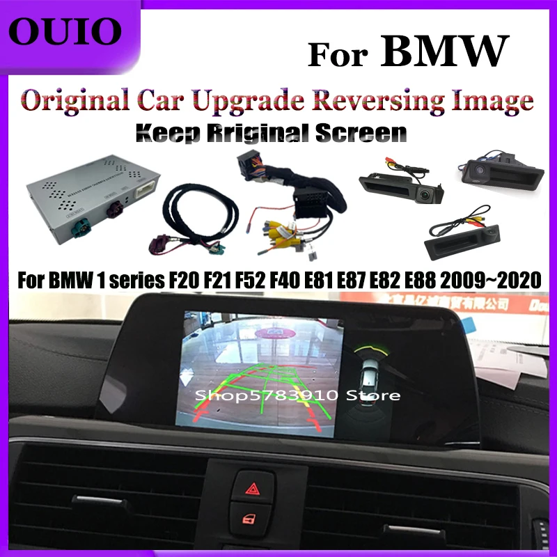 Интерфейс задней камеры для BMW 1 серии F20 F21 F52 F40 E81 E87 E82 E88 CIC NBT EVO обновление экрана адаптер камеры заднего вида
Интерфейс задней камеры для BMW 1 серии F20 F21 F52 F40 E81 E87 E82 E88 CIC NBT EVO обновление экрана адаптер камеры заднего вида